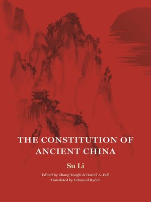 cover image of The Constitution of Ancient China